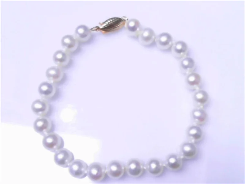 Silver Chain Bracelets-Pearl Bracelet