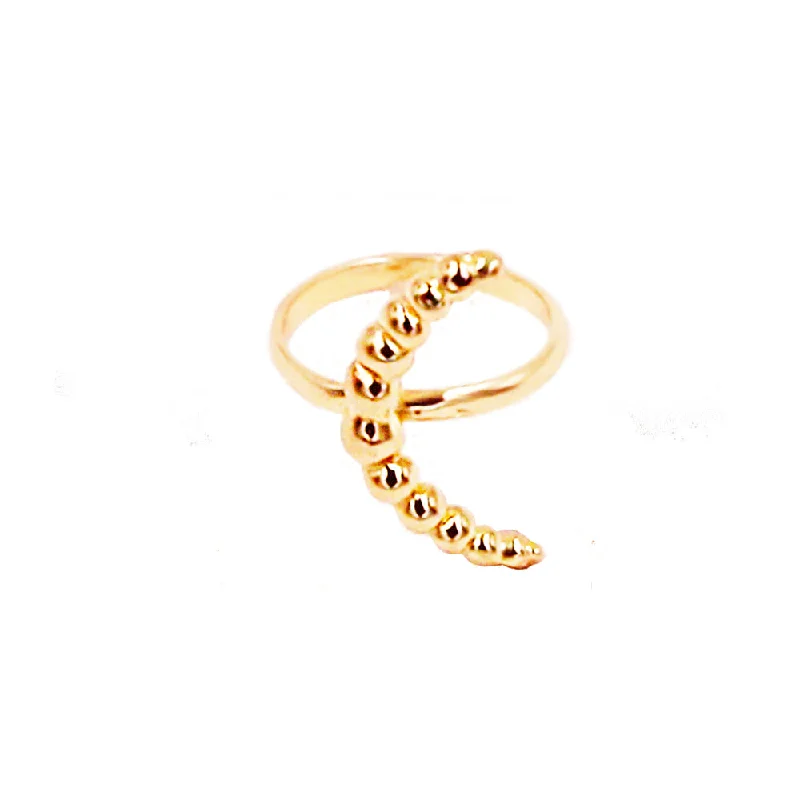 Vintage Gold Ring-Luna Ring