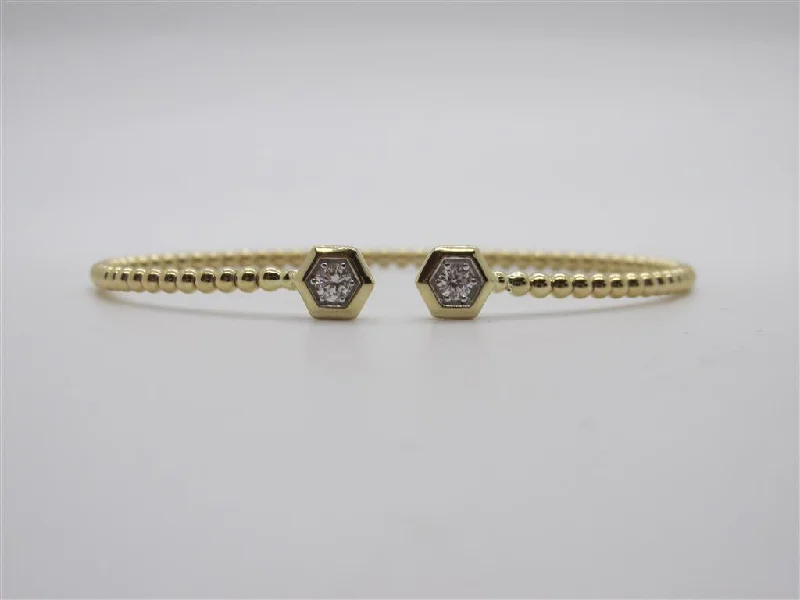 Unique Charm Bangle Bracelets-Diamond Bracelet