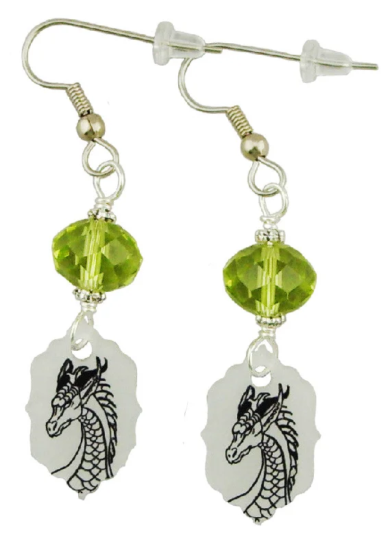 Large Statement Earrings-Dragon Earrings