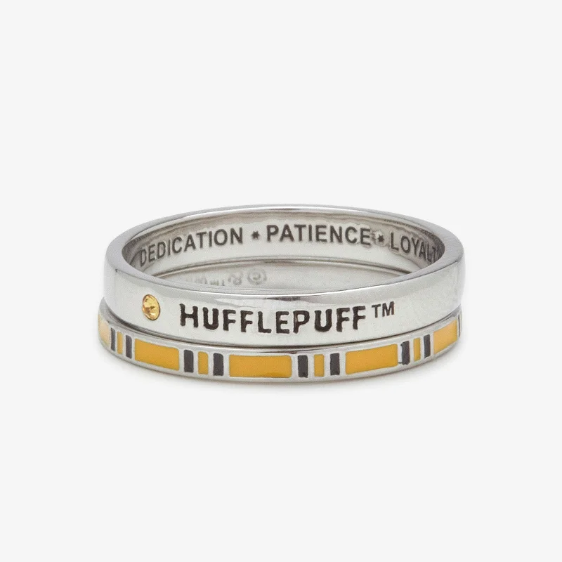 Cute Animal Rings-Hufflepuff™ House Ring Stack