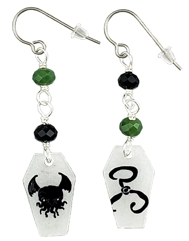 Handmade Earrings-Cthulhu, Earrings