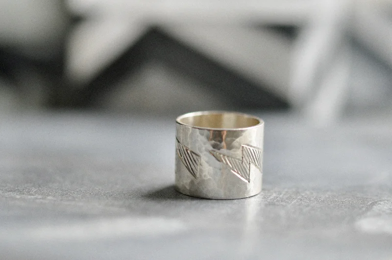 Simple Diamond Ring-REESE BOLT RING