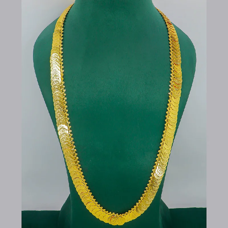 Colorful Bead Necklace-Mahavir Gold Plated Long Necklace