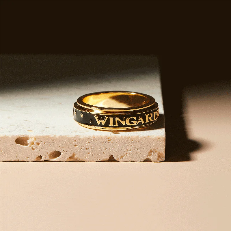 Birthstone Ring Set-Wingardium Leviosa Fidget Ring