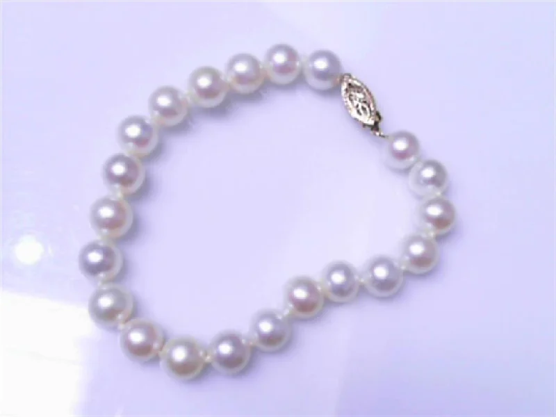 Custom Birthstone Bracelet-Pearl Bracelet