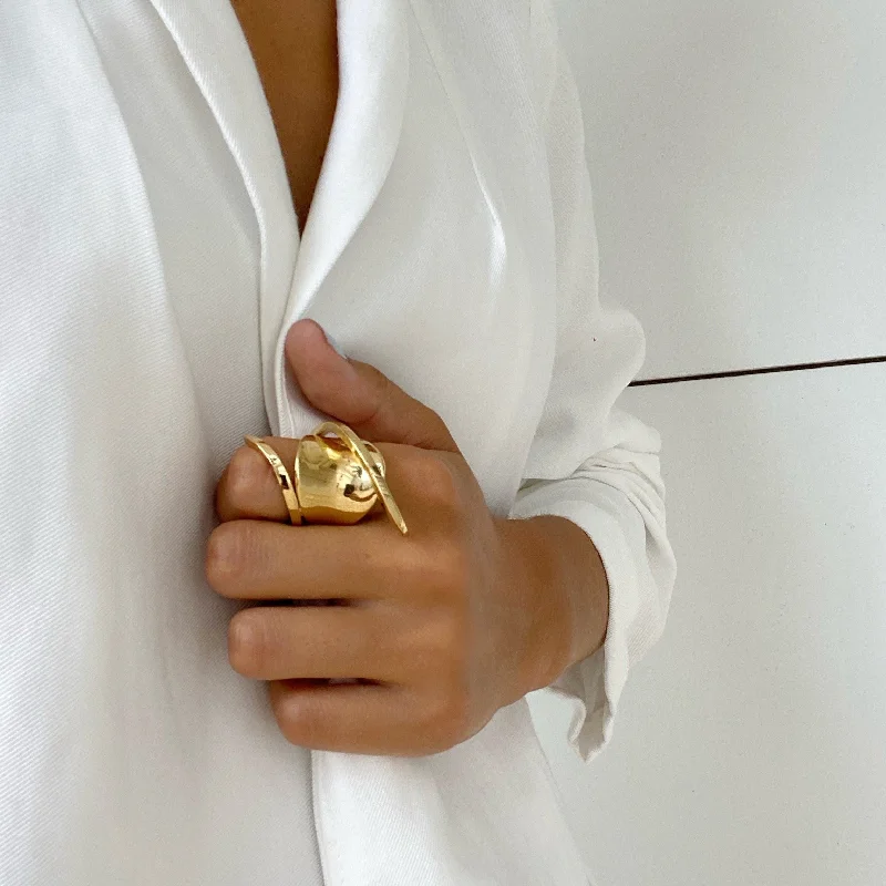 Bridal Wedding Ring-NAN WRAPPED statement Ring