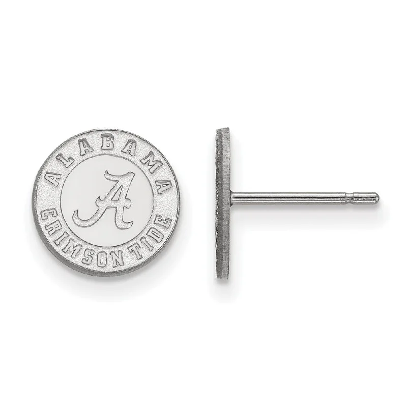 Artistic Crystal Earrings-Sterling Silver University of Alabama XS (Tiny) Post Earrings