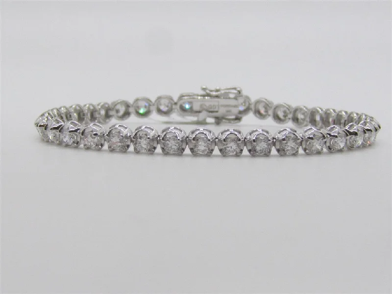 Bold Silver Bracelets-Diamond Bracelet