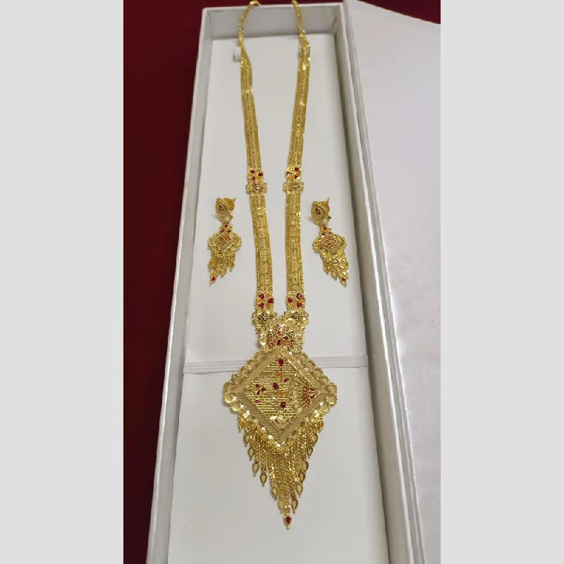 Vintage Crystal Necklace-Pari Art Jewellery Forming Long Necklace Set