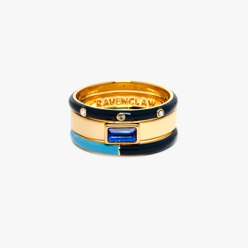 Blue Sapphire Ring-Ravenclaw™ 3 Ring Stack