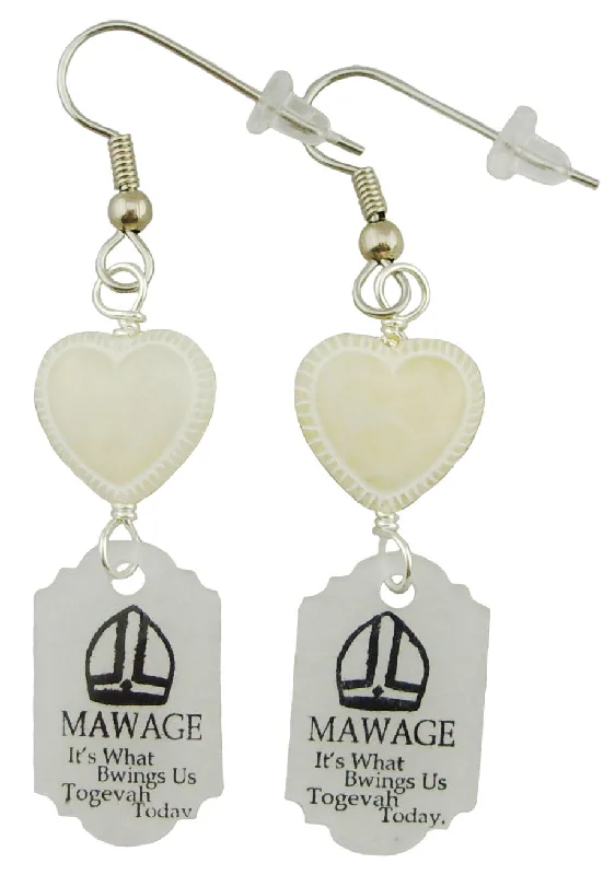 Classic Diamond Earrings-Mawage:  Princess Bride Inspired Earrings