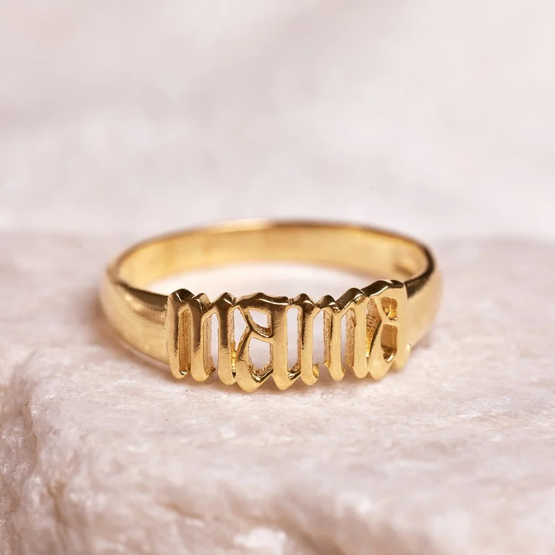 Modern Cocktail Ring-Mama Demi-Fine Ring