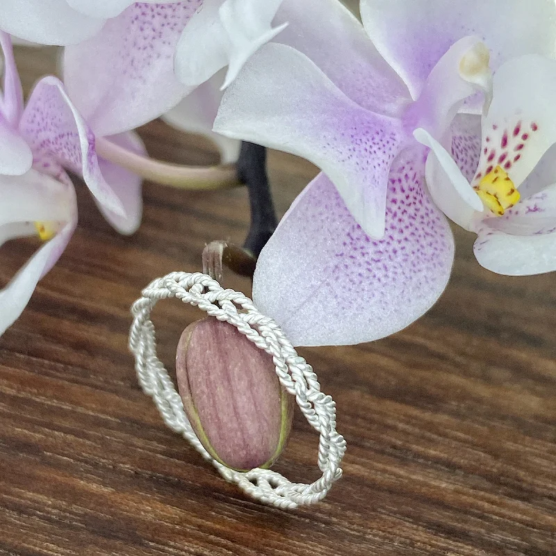 Handmade Engagement Ring-Braided Wire Ring