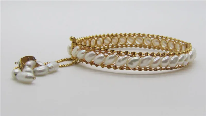 Stackable Charm Bracelets-Pearl Bracelet