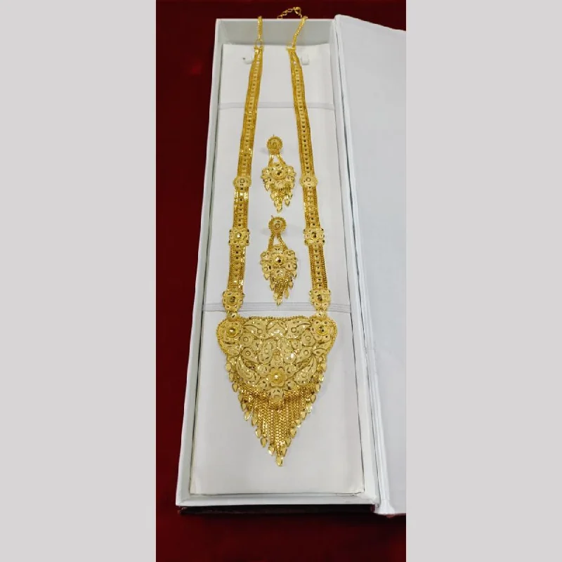 Luxury Custom Necklace-Pari Art Jewellery Forming Long Necklace Set