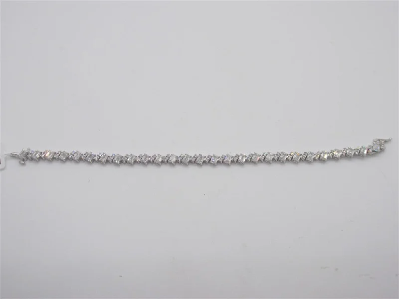 Customizable Silver Bracelets-Diamond Bracelet