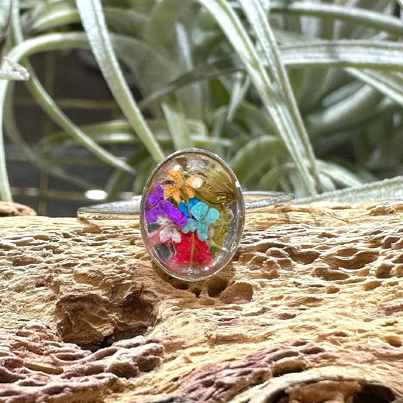 Gemstone Wedding Ring-Botanical Garden Ring - BG90